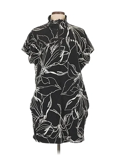 Pre-owned Dkny Sport Casual Dress In Black