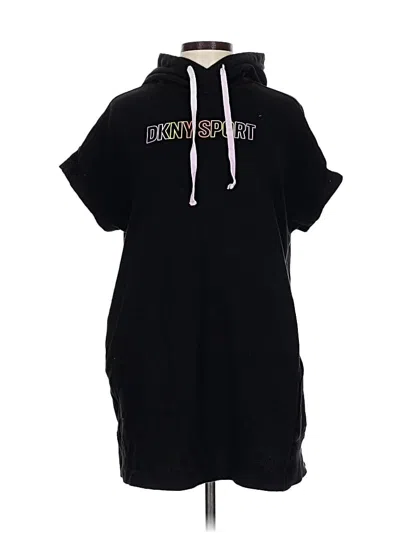 Pre-owned Dkny Sport Casual Dress In Black