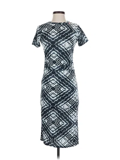 Pre-owned Dkny Sport Casual Dress In Blue