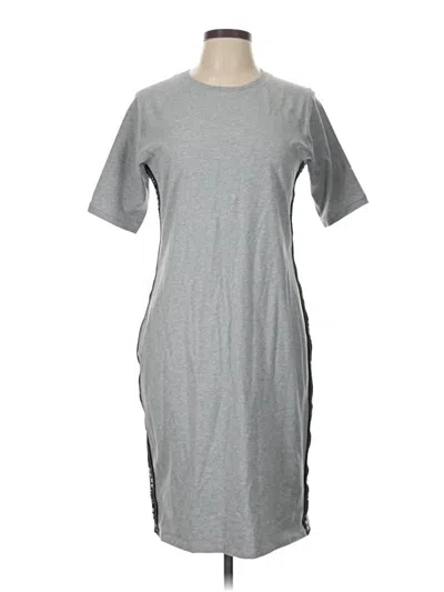 Pre-owned Dkny Sport Casual Dress In Gray