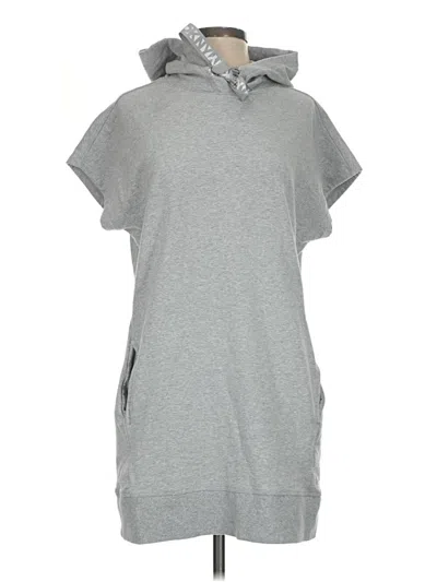Pre-owned Dkny Sport Casual Dress In Gray