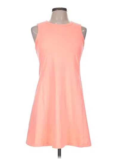 Pre-owned Dkny Sport Casual Dress In Orange