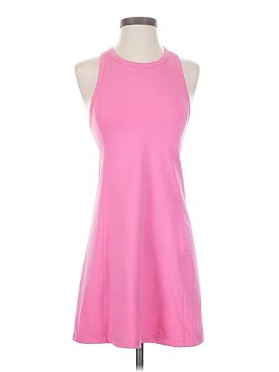Pre-owned Dkny Sport Casual Dress In Pink