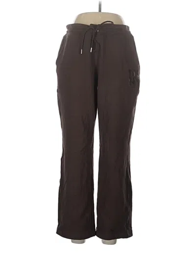 Pre-owned Dkny Sport Casual Pants In Brown