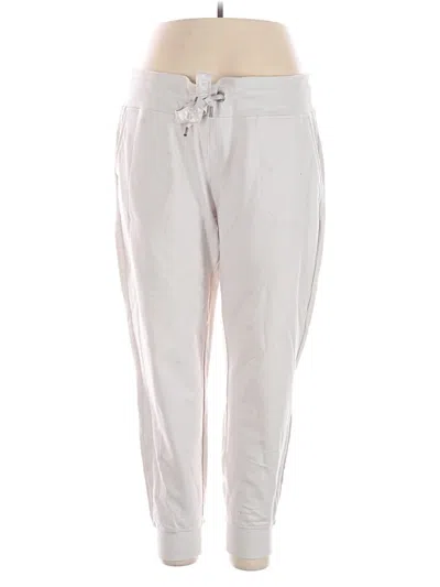 Pre-owned Dkny Sport Casual Pants In Ivory