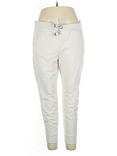 Pre-owned Dkny Sport Casual Pants In White