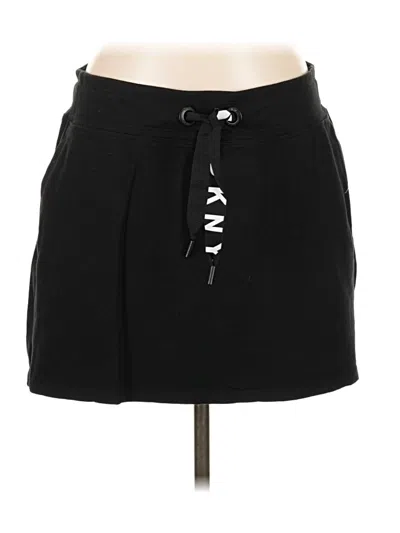Pre-owned Dkny Sport Casual Skirt In Black