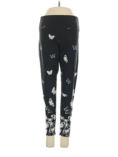 Pre-owned Dkny Sport Leggings In Black