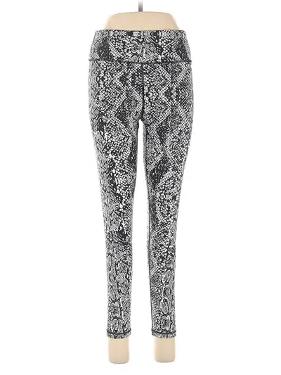 Pre-owned Dkny Sport Leggings In Silver