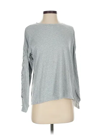 Pre-owned Dkny Sport Long Sleeve T-shirt In Gray