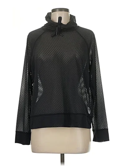 Pre-owned Dkny Sport Long Sleeve Turtleneck In Black