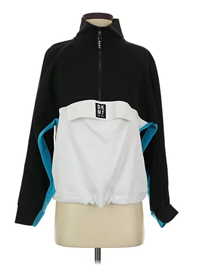 Pre-owned Dkny Sport Poncho In Black
