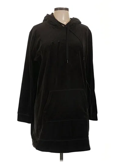 Pre-owned Dkny Sport Pullover Hoodie In Black