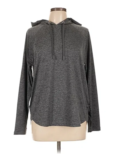 Pre-owned Dkny Sport Pullover Hoodie In Gray