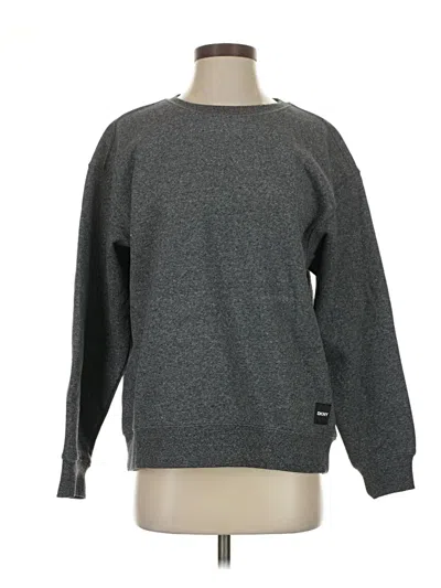 Pre-owned Dkny Sport Pullover Sweater In Gray