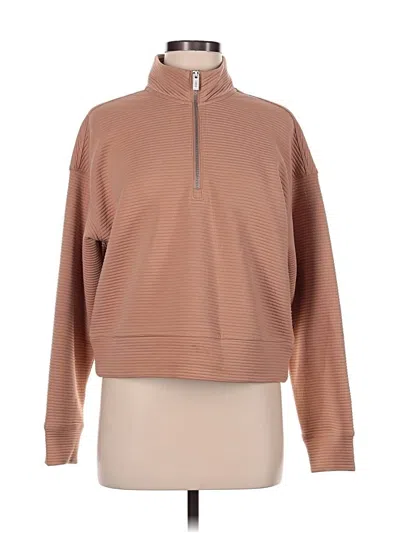 Pre-owned Dkny Sport Pullover Sweater In Tan