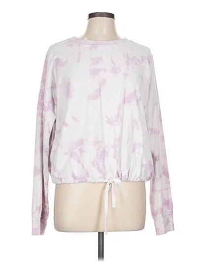 Pre-owned Dkny Sport Pullover Sweater In White