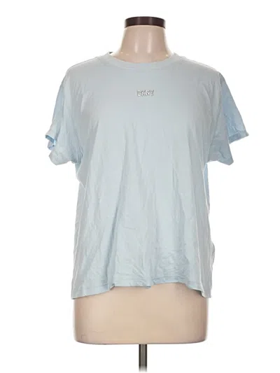 Pre-owned Dkny Sport Short Sleeve T-shirt In Blue