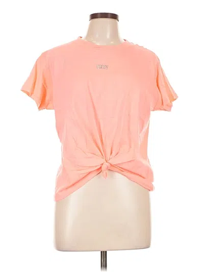 Pre-owned Dkny Sport Short Sleeve T-shirt In Orange