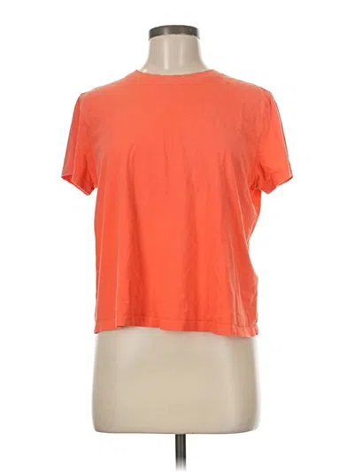 Pre-owned Dkny Sport Short Sleeve T-shirt In Pink