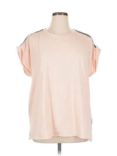 Pre-owned Dkny Sport Sleeveless T-shirt In Orange