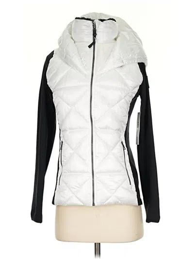 Pre-owned Dkny Sport Snow Jacket In Silver