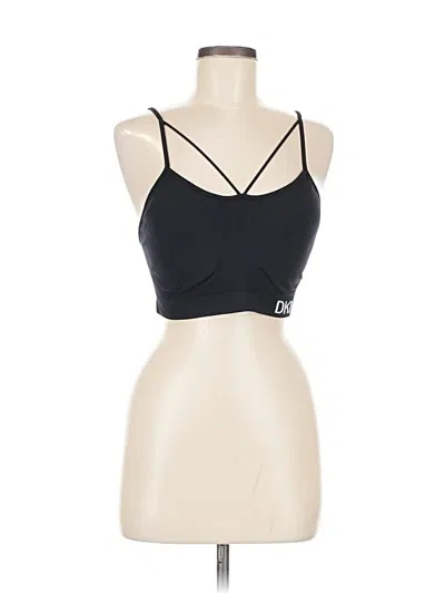 Pre-owned Dkny Sport Sports Bra In Black