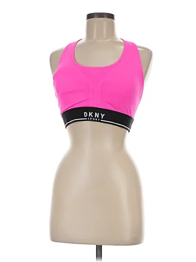 Pre-owned Dkny Sport Sports Bra In Pink