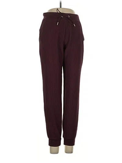 Pre-owned Dkny Sport Sweatpants In Burgundy