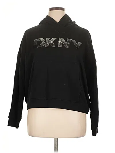 Pre-owned Dkny Sport Sweatshirt In Black