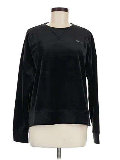 Pre-owned Dkny Sport Sweatshirt In Black