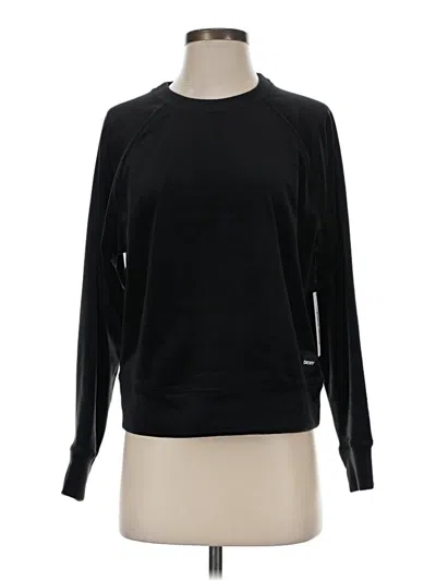Pre-owned Dkny Sport Sweatshirt In Black