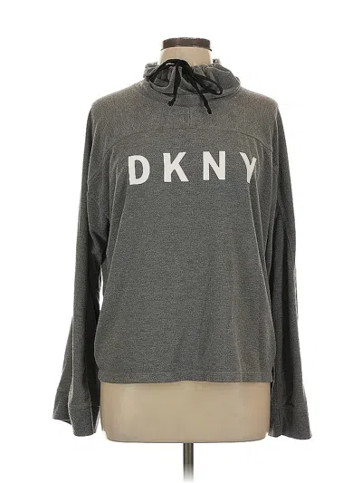Pre-owned Dkny Sport Sweatshirt In Gray