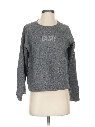 Pre-owned Dkny Sport Sweatshirt In Gray