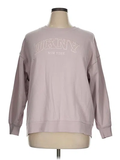 Pre-owned Dkny Sport Sweatshirt In Gray