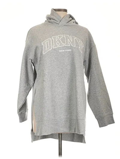 Pre-owned Dkny Sport Sweatshirt In Gray