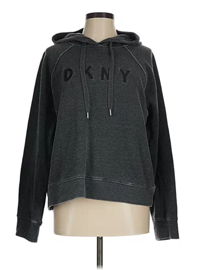 Pre-owned Dkny Sport Sweatshirt In Gray