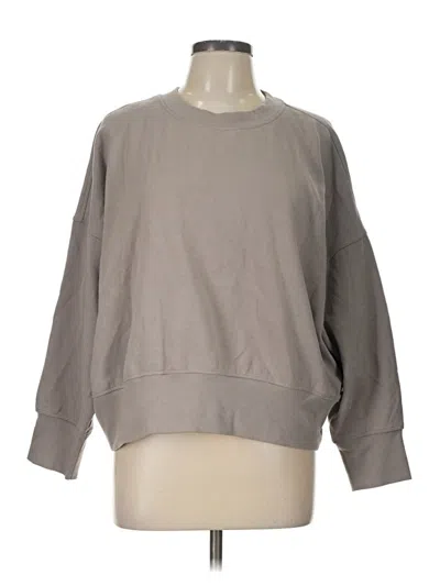 Pre-owned Dkny Sport Sweatshirt In Gray