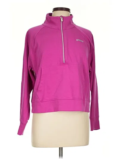 Pre-owned Dkny Sport Sweatshirt In Pink