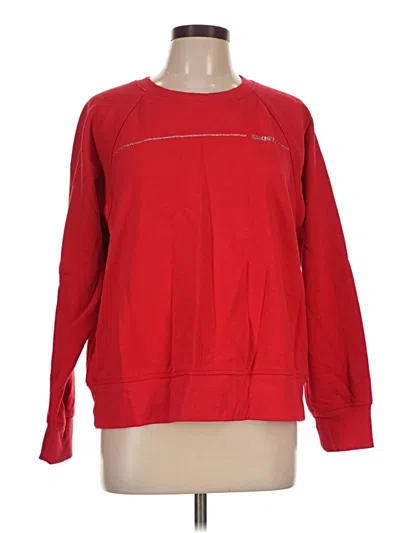 Pre-owned Dkny Sport Sweatshirt In Red