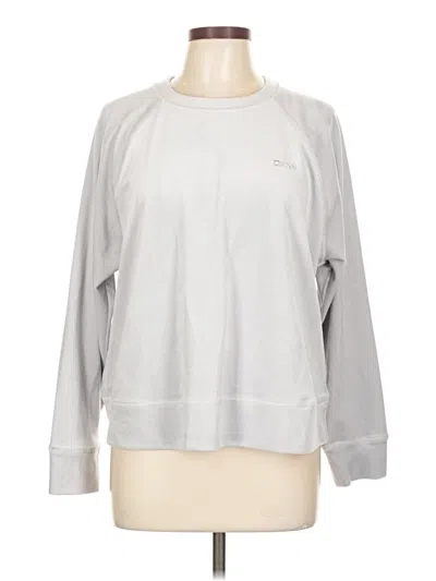 Pre-owned Dkny Sport Sweatshirt In Silver