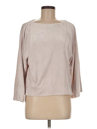 Pre-owned Dkny Sport Sweatshirt In Tan
