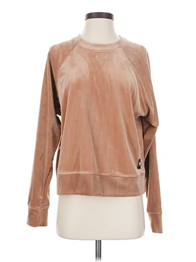 Pre-owned Dkny Sport Sweatshirt In Tan