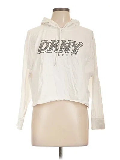 Pre-owned Dkny Sport Sweatshirt In White