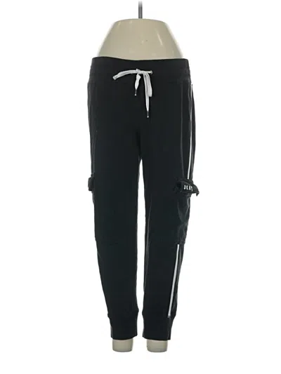 Pre-owned Dkny Sport Track Pants In Black