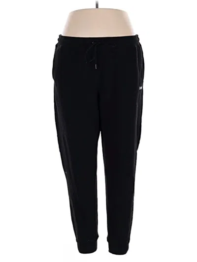 Pre-owned Dkny Sport Track Pants In Black