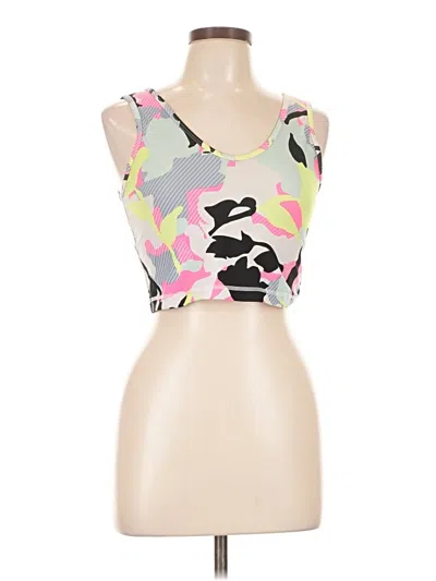 Pre-owned Dkny Sport Tube Top Pink Strapless Neckline Tops