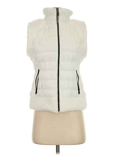Pre-owned Dkny Sport Vest In Ivory