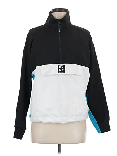 Pre-owned Dkny Sport Windbreaker Jacket In Black