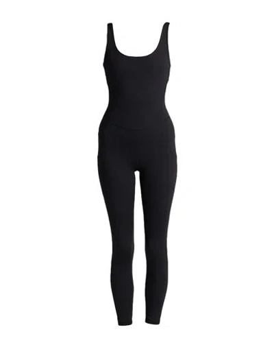 Dkny Sport Woman Jumpsuit Black Size M Polyester, Elastane, Nylon